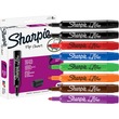 Sharpie Flip Chart Marker - Marker Point Style: Bullet - Ink Color: Black, Red, Blue, Green, Yellow, Orange, Brown, Magenta - Barrel Color: Assorted - 8 / Set