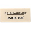 Sanford Magic-Rub Eraser - Lead Pencil Eraser - Non-smudge, Non-marring, Smear Resistant - Vinyl - 1 Each - White Sanford Magic-Rub Eraser - Lead Pencil Eraser - Non-smudge, Non-marring, Smear Resistant - Vinyl - 1 Each - White