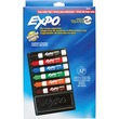 Expo II Dry Erase Marker Organizers - Chisel Marker Point Style - Red Ink, Blue Ink, Green Ink, Orange Ink, Brown Ink, Black Ink - Assorted Barrel - 6 / Set Expo II Dry Erase Marker Organizers - Chisel Marker Point Style - Red Ink, Blue Ink, Green Ink, Orange Ink, Brown Ink, Black Ink - Assorted Barrel - 6 / Set