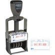 Xstamper ClassiX Self-Inked Stamp - Blue, Red