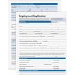 Socrates Employment Application Form - Gummed - 1Each