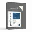 Southworth Parchment Specialty Paper - Letter - 8.5" x 11" - 24lb - Parchment - 500 / Box - Ivory