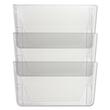 Sparco Stak-A-File Vertical File System - 15" x 13" x 4" - Clear