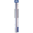 Staedtler Architectural Triangular Scale - 12" Length 1" Width - 3/32, 1/8, 3/16, 1/4, 3/8, 1/2, 3/4, 1, 1-1/2 Graduations - Imperial Measuring System - Polystyrene - 1 Each - White