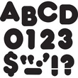 Trend Ready Letters Casual Style - 83 Capital Letter, 28 Punctuation Marks - 3" - Paper - Black Trend Ready Letters Casual Style - 83 Capital Letter, 28 Punctuation Marks - 3" - Paper - Black