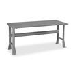 Tennsco Steel Top Workbench - 30 x 60 x 33.5 - Steel