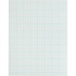Tops Cross Section Pad - 50 Sheet - 20lb - Ruled - Letter 8.5" x 11" - 1 Pad - White