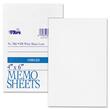 Tops White Bond Memo Sheets - 500 Sheet - 4" x 6" - 500 / Pack - White