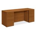 HON 10600 Series Oak Credenzas with Knee Space