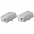 Corinex Communications Corp - CXP-AV200-WME2 - Corinex AV200 Powerline Wall Mount Adapters