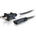 Cables To Go - 27398 - Cables To Go 6ft Non-Polarized Power Cord - Black