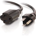 Cables To Go - 03137 - Cables To Go 1ft Outlet Saver Power Extension Cord - Black
