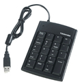 Toshiba - PA1390U-1NKP - Toshiba PA1390U-1NKP Targus USB Numeric Keypad with 2-port Hub