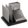 Rolodex Distinctions Wood Base Desk Organizer