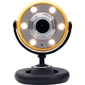 Gear Head WC1400YLW Webcam - 1.3 Megapixel - Yellow, Black - USB 2.0