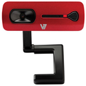 V7 CS2021-1N Webcam - 2 Megapixel - Red, Black - USB 2.0