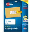 AVE 8163, Avery White Inkjet Shipping Labels