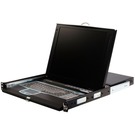 StarTech.com 1U 17" Rack Mount LCD Console with 16 Port IP KVM