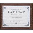 	Framed Certificates
