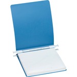 Acco® 23 Pt. Accohide® Covers With Storage Hooks, For Unburst Sheets, 11" X 8 1/2" Sheet Size, Blue