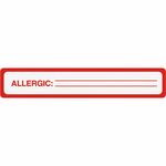 Tabbies Allergic Allergy Message Labels