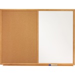 Quartet® Standard Combination Whiteboard/cork Bulletin Board, 4