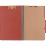 Acco® Pressboard 6-part Classification Folders, Legal, Earth Red, Box Of 10
