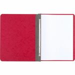 Acco® Presstex® Report Covers, Side Binding For Letter Size Sheets, 3" Capacity, Executive Red