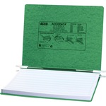 Acco® Presstex® Covers W/ Hooks, Unburst 14 7/8" X 11" Sheets, Dark Green