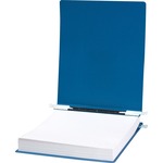 Acco® 23 Pt. Accohide® Covers With Storage Hooks, For Unburst Sheets, 12" X 8 1/2" Sheet Size, Blue