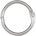 Acco® Loose Leaf Rings, 3/4" Sheet Capacity, Silver, 100/box