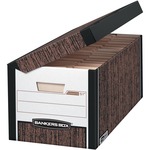 Bankers Box Systematic - Letter, Woodgrain - Taa Compliant
