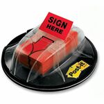 Post-it® Desk Grip Dispenser With 1" Sign Here Flags