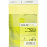 Nature Saver 100% Recy. Canary Jr. Rule Legal Pads - Jr.legal