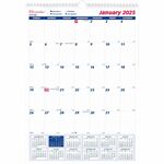 Rediform 1ppm Lined Block Monthly Wall Calendar