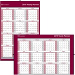 Brownline 2-sided Laminated Yrly 48" Wall Calendar