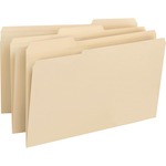 Smead 15347 Manila 100% Recycled File Folders With Reinforced Tab
