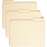 Smead 10347 Manila 100% Recycled File Folders With Reinforced Tab
