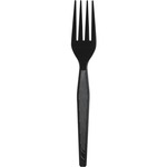 Dixie Bulk Heavywt Black Plastic Cutlery