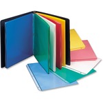 C-line Colored Polypropylene Sheet Protector, Assorted Colors, 11 X 8 1/2, 50/bx