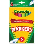 Crayola Classic Broad Line Fluorescent Markers