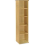 Bush Business Furniture Series C18w 5-shelf Bookcase In Light Oak