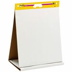Post-it Self-stick Tabletop Easel Pads With Dry Erase, 20 In X 23 In, White