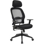 Office Star Professional Air Grid Chair With Adjustable Headrest