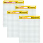 Post-it Self-stick Easel Pads Value Pack, 25 In X 30 In, White With Faint Grid