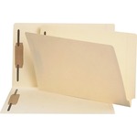 Smead 100% Recycled End Tab Manila Fastener Folders With Shelf-master® Reinforced Tab