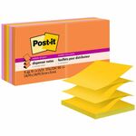 Post-it® Super Sticky Pop-up Notes, 3"x 3", Rio De Janiero Collection