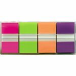 Post-it® Flags, 1" Wide, Assorted Bright Colors, On-the-go Dispenser