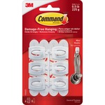 Command™ Mini White Hooks With White Strips