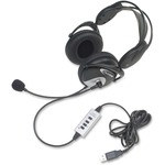 Califone Usb Headphones Wired W/ Unidirectional Mic Via Ergoguys